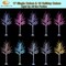Outdoor Colorful Lighted Birch Tree for Christmas Decoration 5FT (34 colors, color changing, RGB)